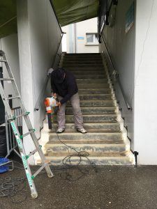 rénovation escalier extérieur