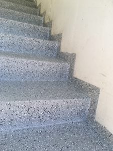 escalier résine alsace