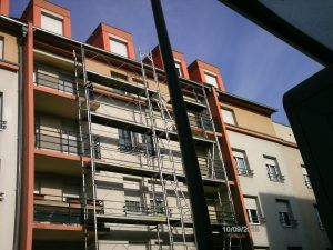 échaffaudage travaux alsace