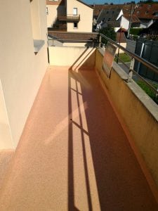 Balcon travaux faits