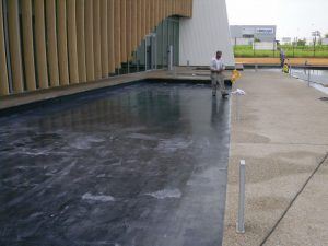 sol extérieur travaux